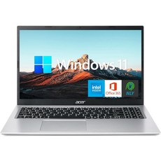 에이서 Acer 15.6인치 Aspire 1 슬림 노트북 1년 마이크로소프트 오피스 365 풀 HD 디스플레이 인텔 셀러론 듀얼 코어 프로세서 12GB RAM 256GB
