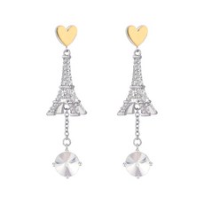 합성다이아몬드귀걸이