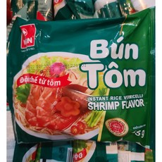 베트남라면 비폰 분포후에 Bun Tom 새우맛라면 65g WORLDFOOD