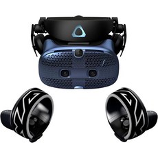 헬퍼솔 HTC 바이브 코스모스 VR 헤드셋 6 개의 추적 카메라 포함 컴퓨터 3D 안경과 연결, 한개옵션1, 01 HTC VIVE COSMOS VR