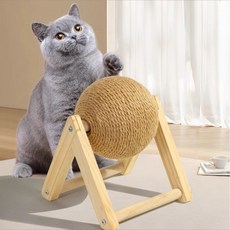 AINI 고양이 심플튼튼한 V형(L형) 스크래쳐 볼, 1개