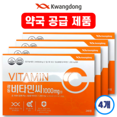 광동제약 비타민C 1000mg 8개월분, 240정, 4개