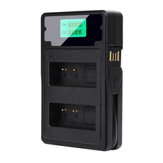 PALO DMW-BLE9 배터리 및 LCD 듀얼 USB 충전기 파나소닉 LUMIX GF3 GF5 GF6 GX7 LX100 GX80 GX85 1280mAh DMW-BLG10 BLG1, [08] only charger