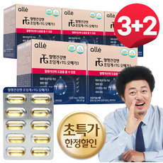 오메가3 알티지 초임계 rTG omega3 fish oil 알레, 5개, 90정