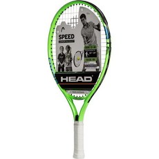 HEAD 헤드 초보자용 테니스 주니어 라켓 Pre-Strung 240g, 3 3/4 인치, Green