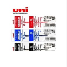 CJ+유니 제트스트림 멀티 다색리필심 07mm 10개_S/N:37+17F382 ; 제트스트림 볼펜 시그노 유성볼펜 유성펜 CJN19F3, ca 검정(10개입)