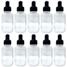 투명 유리 엠플 스포이드 공병 오일 용기 10개세트, 30ml, 10개