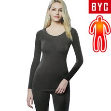 BYC 보디히트 심플 여성 내의 상하세트