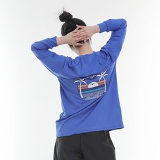 일루소 골든코스트 오버핏 긴팔 여성용 래쉬가드