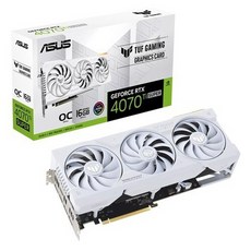 [ASUS] TUF Gaming 지포스 RTX 4070 Ti SUPER O16G OC D6X 16GB White