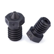 PEI PEEK 탄소 섬유 필라멘트용 강화 강철 깍지 E3D V6 MK8 노즐 Ender3 Cr10 3D 프린터 부품용, 6)0.6mm - E3D V6