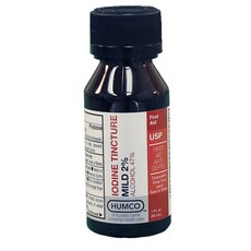 Humco 121391001 Iodine Tincture Mild 2% USP 1oz Humco 121391001 요오드 팅크 순한 2% USP 1oz, 90.72g, 1개