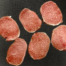한돈 국내산 돼지 등심 돈까스용 맥적 산적 / 연육처리 칼집 돈등심 1등급 이상, 500g, 1개