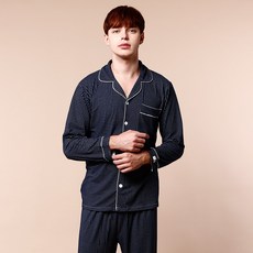 씨엘스토리 남성용 윈도페인체크 피치기모 카라 잠옷 세트