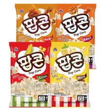 사조대림 [사조대림] 로하이 팝콘 80g X 10개/오리지날/버터/달콤/카라멜, 08.버터맛5개+달콤한맛5개, 08.버터맛5개+달콤한맛5개