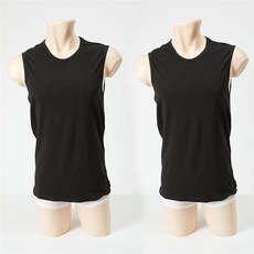 Calvin Klein 캘빈클라인 크루넥 탱크 런닝 2PACK NB1631 001