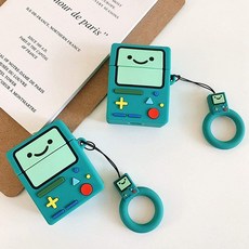 엔터코퍼레이션 에어팟 1세대 2세대 비모 캐릭터케이스 실리콘 키링포함