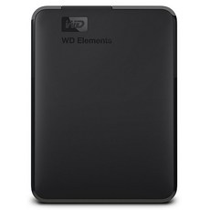 WD 엘리먼트 포터블 모바일 드라이브 USB 3.0 외장하드 2.5인치, 5TB, Black