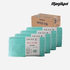 매직캔 프리베 휴지통 리필 27리터용 4롤