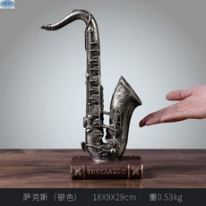 인테리어소품 옛날 고전 전화기모형 미니어쳐 장식품 3종류 까페소품, 색소폰