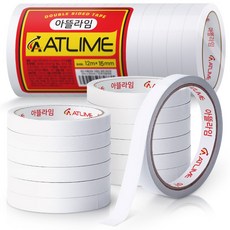 아뜰라임 자국없는 고점도 반투명 양면 테이프 12m x 15mm, 13개 13개