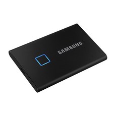 삼성전자 T7 TOUCH USB 3.2 Gen2 1TB 외장SSD 블랙, 0TB