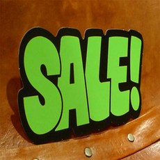 제이에스몰 문자형 쇼카드 6매 매장행사, SALE