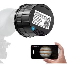 망원경 접안렌즈 카메라 WiFi 전자 0.94인치-1.97인치24mm-50mm 현미경 스포팅 스코프 쌍안경 디지털 액세서리 24MP 사진, 1개