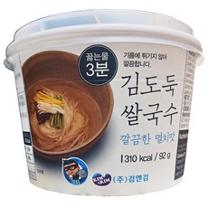 김앤김 깔끔한 멸치맛 쌀국수 원형 92g 30개 백제 광천 큰바위 면나라 이강산닷컴