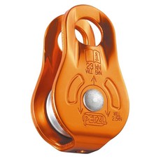 PETZL FIXE 도르래 - 운반 리깅을 위한 고정 사이드 플레이트 다용도 컴팩트 풀리 오렌지, 주황색