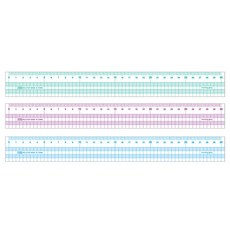 1500 컬러 방안자(30cm), 임의배송, 1개