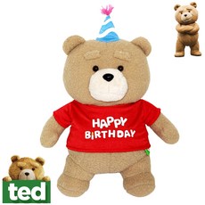 맥스토어 19곰 테드 곰인형 영화 캐릭터 봉제 인형 애착 동물, 생일 테드 30cm