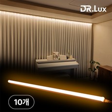닥터룩스 간접조명 LED T5 15w 900mm, 전구색, 10개