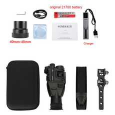 야투경 henbaker cy789 적외선 야간 투시경 940nm 디지털 야간 투시경 단안 장치 with wifi app 1080p hd 24x nv optical 127, cy789 및 마운트