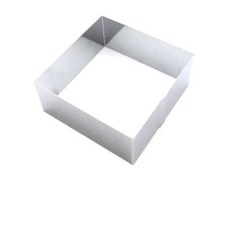 높은 사각 무스링 떡틀 무스틀 7cm, 4개