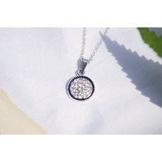 코아93 원형목걸이 큐빅목걸이 데일리 애나멜 명품목걸이 써지컬목걸이