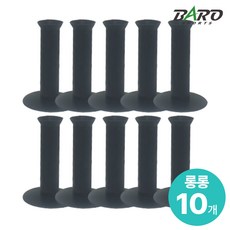 바로스포츠 골프 고무티 10ea %국내제작, 1세트, 블랙 1세트, 블랙