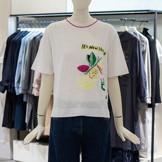 씨씨콜렉트 AK분당점 CC콜렉트 X 마마콤마 콜라보 후르츠 반팔 니트 C202KSK040