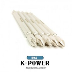 한국산 비트원 K-POWER 스크류비트+2x110 5PCS 1세트