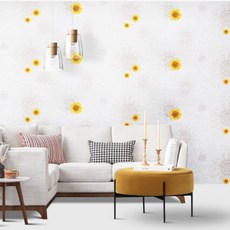 아트박스해바라기벽지