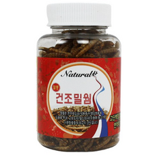 내츄럴한 열풍 건조 밀웜 소, 30g, 14개