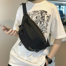 체리카트 미친 수납력 하나로 끝 슬링백 바이크백팩, 블랙