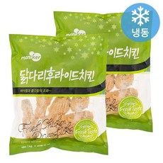 마니커F&G 닭다리후라이드치킨, 1kg, 2개