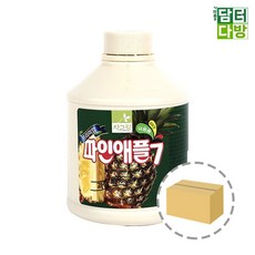 차그림 농축과일원액 파인애플 850ml 1BOX (12개입), 1, 1