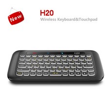 블루투스 무선 키보드 QWERTY 가상 5.3 인치 대형 2.4GHz 전체 패널 터치 패드 백라이트안드로이드 구글 TV 박스 노트북 태블릿용, 04 H 20, 한개옵션2, 한개옵션1