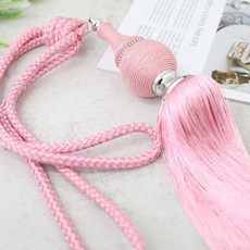 빛담데코 호리병중앙타이백 커튼장식 악세사리, 핑크