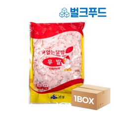 무뼈닭발 10kg 국내산 냉동 생닭발 업소용, 10개, 1kg
