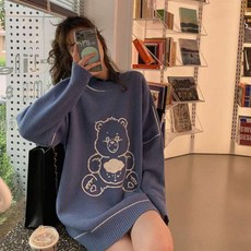 철없는초코몰 폴로니트 가디건 빈폴니트 라운드넥 스웨터 메리노울