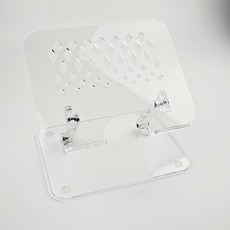 휴먼스페어 아크릴 높이조절 노트북 맥북 거치대 높이조절 NTHS-LS001 1P, 베이직, 1개