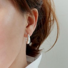 실버925볼드귀걸이